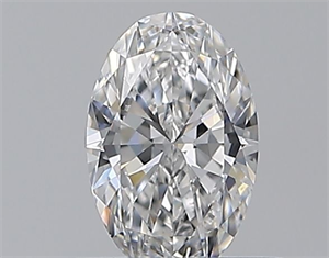 Picture of Natural Diamond 0.40 Carats, Oval with  Cut, E Color, VS2 Clarity and Certified by GIA