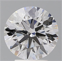 Lab Grown Diamond 3.52 Carats, Round with Ideal Cut, E Color, VS1 Clarity and Certified by IGI