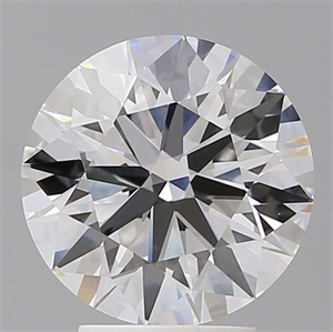 Picture of Lab Grown Diamond 3.52 Carats, Round with Ideal Cut, E Color, VS1 Clarity and Certified by IGI