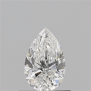 Picture of Natural Diamond 0.50 Carats, Pear with  Cut, E Color, VVS1 Clarity and Certified by GIA
