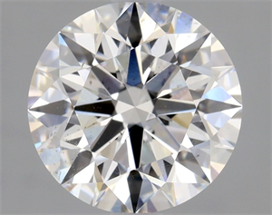 Picture of Natural Diamond 2.11 Carats, Round with Excellent Cut, F Color, SI1 Clarity and Certified by GIA