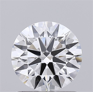 Picture of Lab Grown Diamond 1.02 Carats, Round with Ideal Cut, D Color, VVS1 Clarity and Certified by IGI