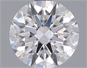 Lab Grown Diamond 1.47 Carats, Round with Ideal Cut, D Color, VVS2 Clarity and Certified by IGI