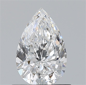 Picture of Natural Diamond 0.70 Carats, Pear with  Cut, E Color, SI1 Clarity and Certified by GIA