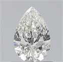 Natural Diamond 0.70 Carats, Pear with  Cut, H Color, VS2 Clarity and Certified by GIA