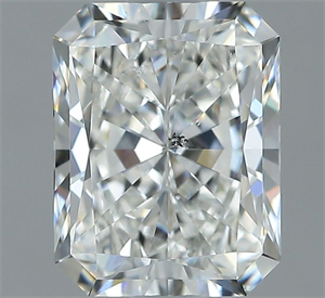Picture of Natural Diamond 1.54 Carats, Radiant with  Cut, H Color, SI2 Clarity and Certified by GIA
