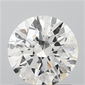 Natural Diamond 1.02 Carats, Round with Excellent Cut, G Color, I1 Clarity and Certified by GIA
