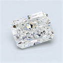 Diamante Natural 1.00 quilates, Radiante , Color G, claridad I1 y certificado GIA