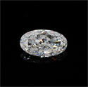 Natural Diamond 1.30 Carats, Oval with  Cut, D Color, SI2 Clarity and Certified by GIA