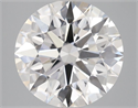 Del inventario de diamantes de laboratorio, 3.07 quilates, Redondo , Color D, claridad VS2 y certificado GIA
