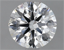 Lab Grown Diamond 1.39 Carats, Round with Ideal Cut, E Color, VS2 Clarity and Certified by IGI