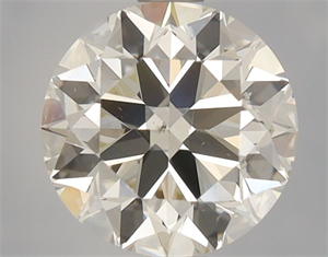Picture of Natural Diamond 1.50 Carats, Round with Excellent Cut, L Color, SI1 Clarity and Certified by GIA