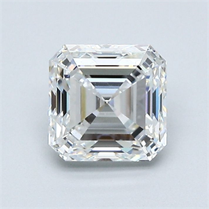 Picture of Natural Diamond 1.30 Carats, Asscher with  Cut, E Color, VS2 Clarity and Certified by GIA