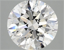 Lab Grown Diamond 3.05 Carats, Round with Excellent Cut, F Color, VVS2 Clarity and Certified by IGI