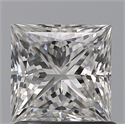 Natural Diamond 1.00 Carats, Princess with  Cut, F Color, VS1 Clarity and Certified by GIA