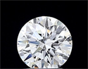 Lab Grown Diamond 1.09 Carats, Round with Ideal Cut, D Color, VVS2 Clarity and Certified by IGI