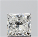 Natural Diamond 1.01 Carats, Princess with  Cut, H Color, VS2 Clarity and Certified by GIA