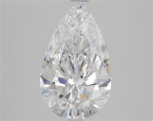 Picture of Natural Diamond 2.50 Carats, Pear with  Cut, D Color, VS1 Clarity and Certified by GIA