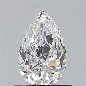 Picture of Natural Diamond 0.70 Carats, Pear with  Cut, E Color, VVS2 Clarity and Certified by GIA