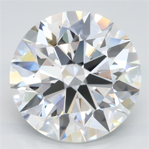 Picture of Lab Grown Diamond 4.50 Carats, Round with Excellent Cut, D Color, VVS1 Clarity and Certified by GIA