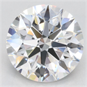 Lab Grown Diamond 3.23 Carats, Round with Excellent Cut, D Color, VVS1 Clarity and Certified by GIA