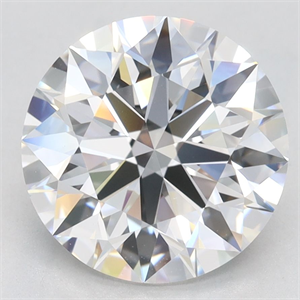 Picture of Lab Grown Diamond 3.23 Carats, Round with Excellent Cut, D Color, VVS1 Clarity and Certified by GIA