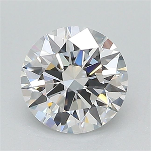 Picture of Lab Grown Diamond 1.06 Carats, Round with Ideal Cut, D Color, VVS1 Clarity and Certified by IGI