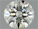Natural Diamond 0.48 Carats, Round with Excellent Cut, J Color, SI1 Clarity and Certified by GIA