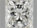 Natural Diamond 1.01 Carats, Princess with  Cut, J Color, SI1 Clarity and Certified by GIA