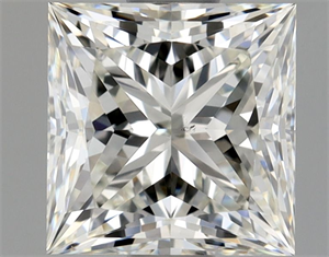Picture of Natural Diamond 1.01 Carats, Princess with  Cut, J Color, SI1 Clarity and Certified by GIA