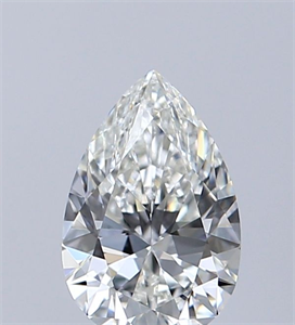 Picture of Natural Diamond 0.60 Carats, Pear with  Cut, H Color, VVS1 Clarity and Certified by GIA