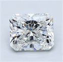 Diamante Natural 4.00 quilates, Radiante , Color F, claridad VVS2 y certificado GIA