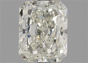 Picture of Natural Diamond 1.70 Carats, Radiant with  Cut, L Color, SI2 Clarity and Certified by GIA