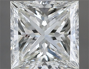 Picture of Natural Diamond 1.50 Carats, Princess with  Cut, I Color, SI1 Clarity and Certified by GIA
