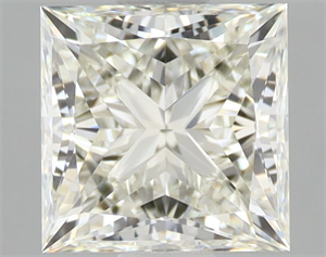 Picture of Natural Diamond 1.50 Carats, Princess with  Cut, I Color, VVS1 Clarity and Certified by IGI