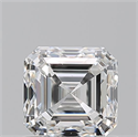 Natural Diamond 1.01 Carats, Asscher with  Cut, G Color, VS2 Clarity and Certified by GIA