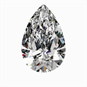 Diamante Natural 0.51 quilates, De pera , Color J, claridad SI1 y certificado GIA