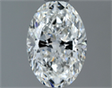 Diamante Natural 0.90 quilates, Ovalado , Color F, claridad VVS2 y certificado GIA