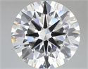 Lab Grown Diamond 8.03 Carats, Round with Ideal Cut, F Color, VVS2 Clarity and Certified by IGI