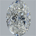 Diamante Natural 3.20 quilates, Ovalado , Color G, claridad SI2 y certificado GIA