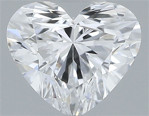 Picture of Natural Diamond 0.32 Carats, Heart with  Cut, D Color, VVS2 Clarity and Certified by GIA