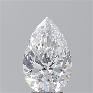 Foto Diamante Natural 4.02 quilates, De pera , Color E, claridad VVS1 y certificado GIA de