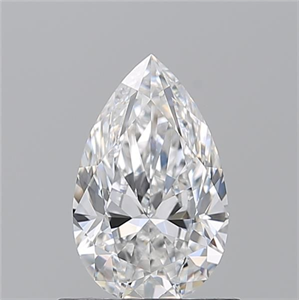 Foto Diamante Natural 0.82 quilates, De pera , Color E, claridad IF y certificado GIA de