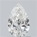 Natural Diamond 0.70 Carats, Pear with  Cut, F Color, VS2 Clarity and Certified by GIA