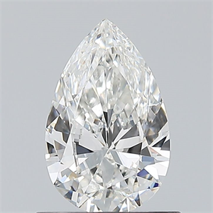 Picture of Natural Diamond 0.70 Carats, Pear with  Cut, F Color, VS2 Clarity and Certified by GIA