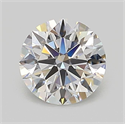 Lab Grown Diamond 1.04 Carats, Round with Ideal Cut, D Color, VVS1 Clarity and Certified by IGI