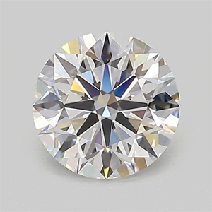 Picture of Lab Grown Diamond 1.04 Carats, Round with Ideal Cut, D Color, VVS1 Clarity and Certified by IGI