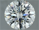 Natural Diamond 1.23 Carats, Round with Excellent Cut, I Color, SI1 Clarity and Certified by IGI