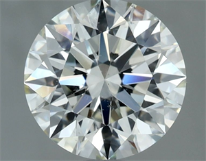 Picture of Natural Diamond 1.23 Carats, Round with Excellent Cut, I Color, SI1 Clarity and Certified by IGI