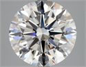 Natural Diamond 4.31 Carats, Round with Excellent Cut, E Color, VS1 Clarity and Certified by GIA